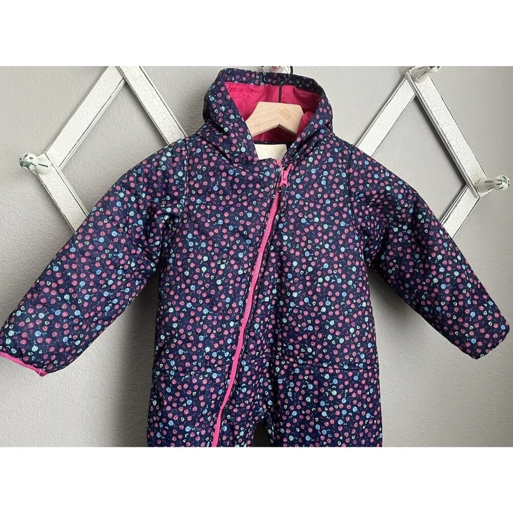 Roxy Dryflight 10K Toddler Girl’s 18 Month Floral One Piece Snowsuit